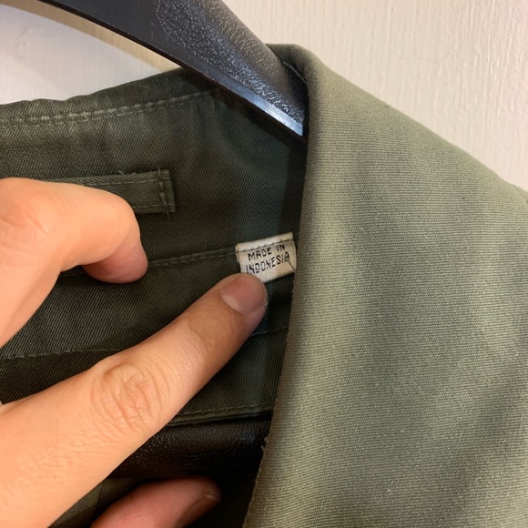 Olive London fog trench coat size sz 44 - Picture 6 of 8